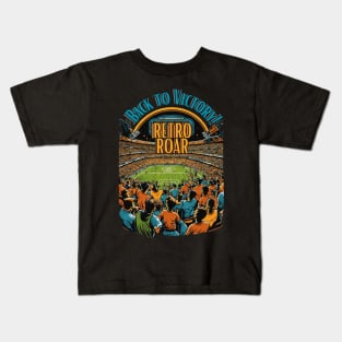 Retro Football: Back to Victory! Design Kids T-Shirt